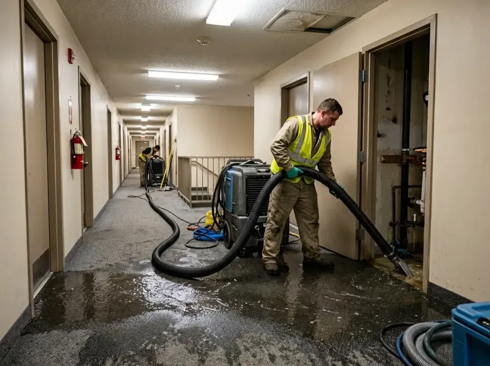 multi-unit-apartment-hallway-f-005 — frequently asked questions, Emergency Burst Pipe Water Extraction & Removal in Kiryas J…